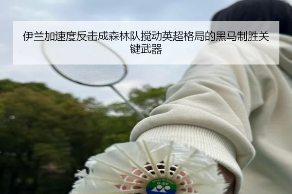 伊兰加速度反击成森林队搅动英超格局的黑马制胜关键武器